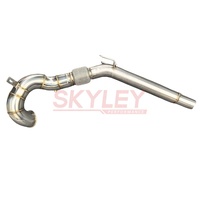 Downpipe haute performance à flux libre pour VW Golf MK7 MK7.5 GTI 2.0T 2014-2020, downpipe d'échappement de haute qualité