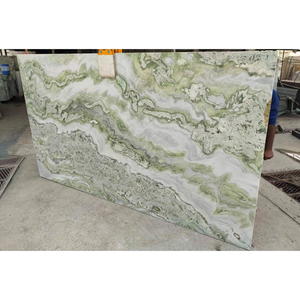 SH Đá Chất lượng cao Ấn Độ phụ nữ tự nhiên Ấn Độ Backlit mờ đá màu xanh lá cây Onyx sàn đá cẩm thạch gạch giá slab đá - Product Image 4