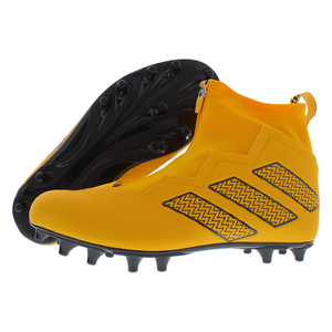 Zapatos Adidas Nasty Fly Team Wide 2E para hombre, color dorado, negro, botines de fútbol con tacos dorados - Product Image 1