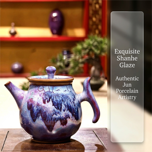 Théière traditionnelle chinoise en céramique émaillée, capacité 320 ml, faite à la main, résistante à la chaleur, style Dynastie Song, <span class=keywords><strong>service</strong></span> de thé et café - Product Image 1