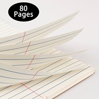 Cuadernos Personalizados con Impresión, 6x9 Pulgadas, 80 Hojas, Espiral Superior, para Escribir Notas para la Escuela, Universidad u Oficina