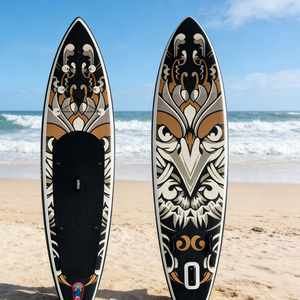 Planche à pagaie <span class=keywords><strong>gonflable</strong></span> personnalisée haut de gamme et élégante à motif hibou pour prendre des photos - Product Image 2