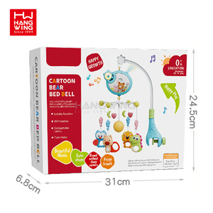 Hw đa-chủ đề tùy chỉnh bán buôn bé âm nhạc di động bedbell đồ chơi điều khiển từ xa xoay giường chuông với ánh sáng âm nhạc chiếu - Product Image 6