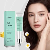 Sérum Anti-rides pour les Yeux, Crème Raffermissante Contour des Yeux, Atténue les Ridules, Anti-cernes et Anti-poches, Éclaircissant, Soin des Yeux
