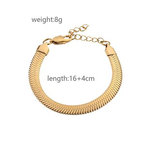 สร้อยข้อมือสแตนเลสแบบเปิดนำโชคแบบคลาสสิกสร้อยข้อมือโลโก้ชุบทองสำหรับผู้หญิงเครื่องประดับแฟชั่น - Product Image 5