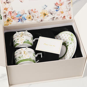 High Appearance Level Coffee Cup and <b>Plate</b> Set Light Luxury Valentine's Day Gif Ceramic Coffee Cup Set - Product Image 6