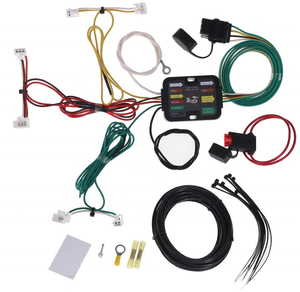 رباط سلكي مقطورة مكون من 4 سنون لسيارة T-oyota Sienna 2015-2020 باستثناء SE موصل على شكل T لجانب السيارة رباعي القطب سلك توصيل مقطورة - Product Image 1
