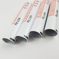 Production et impression personnalisées professionnelles de tuyaux de couleur de haute qualité, emballage de tuyaux stratifiés ABL