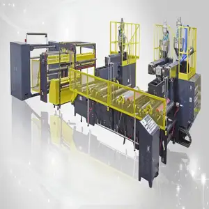 Machine de fabrication de rouleaux d'emballage en feuille de film à bulles d'air à 3 couches