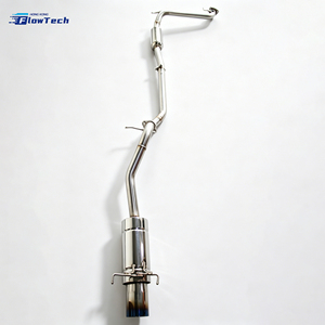 ระบบท่อไอเสียสมรรถนะสูงสำหรับรถแข่ง Honda Civic VIII 1.8L 2.0L R18A K20 เชื่อมด้วยเทคนิค TIG ผลิตจากเหล็ก T304 แบบติดตั้งได้โดยตรง - Product Image 5