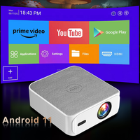 Mini Vidéoprojecteur Portable Full 4K MAX Écran 300'' 1000 CVIA Android pour Home Cinéma