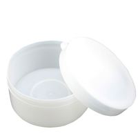 Pot à pommade en plastique blanc, étanche à l'humidité, écologique, recyclable, 5/10/20/30/50/100g, boîte de rangement rechargeable pour crème cosmétique pour le visage