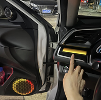 Luz Ambiental de 64 Colores para Honda Civic FC1 10.ª Generación 2016-2021, Cubierta de Tweeter, Iluminación Interior LED, Accesorios de Lectura