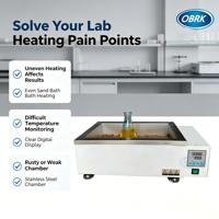 Bain de sable électrique numérique à température constante, équipement de chauffage pour tests chimiques en laboratoire et analyse d'échantillons de sol