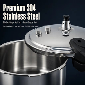 <span class=keywords><strong>Olla</strong></span> a Presión <span class=keywords><strong>de</strong></span> Acero Inoxidable 304, 22cm, 24cm, 26cm, 18L, Compatible con Gas e Inducción, Tapa con Cierre <span class=keywords><strong>de</strong></span> Seguridad, Utensilios <span class=keywords><strong>de</strong></span> Cocina al por Mayor - Product Image 4