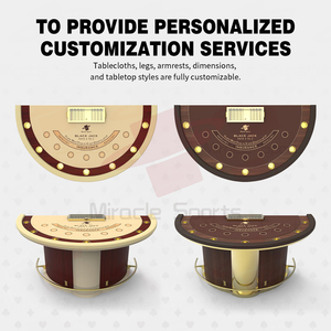 Thiết kế bàn chơi poker chuyên nghiệp MGpta006, nhà sản xuất bàn chơi bài Blackjack cho các trò chơi & giải đấu tại sòng bạc - Product Image 5