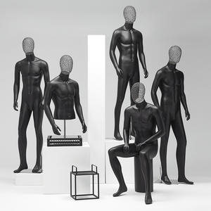 Modelo masculino Accesorios de disfraz de cuerpo completo Colgador de exhibición de ropa negra Exhibición de maniquí masculino - Product Image 1