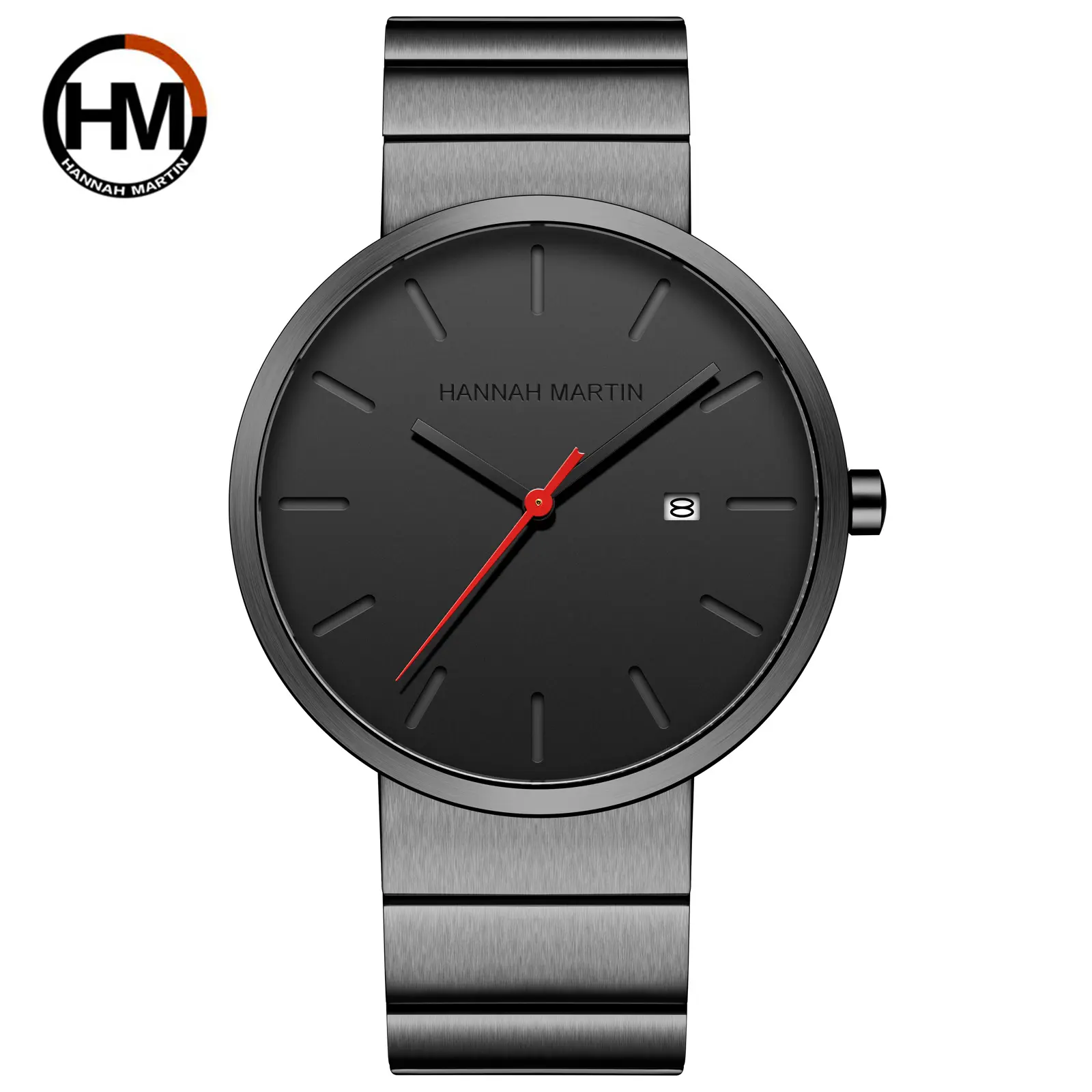 hannah martin 1311 dropshipping black universe quartz watch genius Stainless steel band water resist Simple stylish business