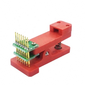Clip de prueba de PCB de 2.54mm con espaciado de 7 pines para programación y descarga - Product Image 1