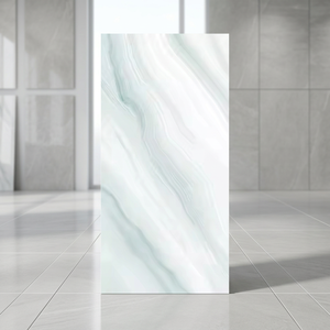 Breza Aqua White 600x1200mm High Gloss Marble Porcelain Tiles Luxury Floor Wall Premium Finish - Product Image 3