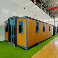 Maison conteneur extensible écologique de 30 pieds, maison conteneur pour cabane de vacances et maison d'hôtes