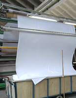280cm uni blanc 100% coton 40*40 110*90 200tc tissu de coton percale pour la fabrication de draps de lit