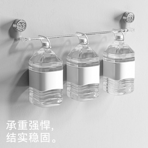 Yimijia Retractable Towel Bar 60 Cm Double Bars Adjustable Length Wall Mounted Bathroom Kitchen Storage Rack - Product Image 4