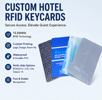 Cartes NFC PVC personnalisées pour contrôle d'accès hôtelier, puce NTAG216, étanches, 13,56 MHz, cartes-clés RFID pour l'hôtellerie