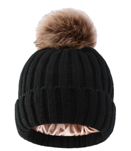 Gorro de Punto Liso, Tejido Suave, Flexible y Cómodo, Accesorio para el Cabello de Uso Diario - Product Image 1