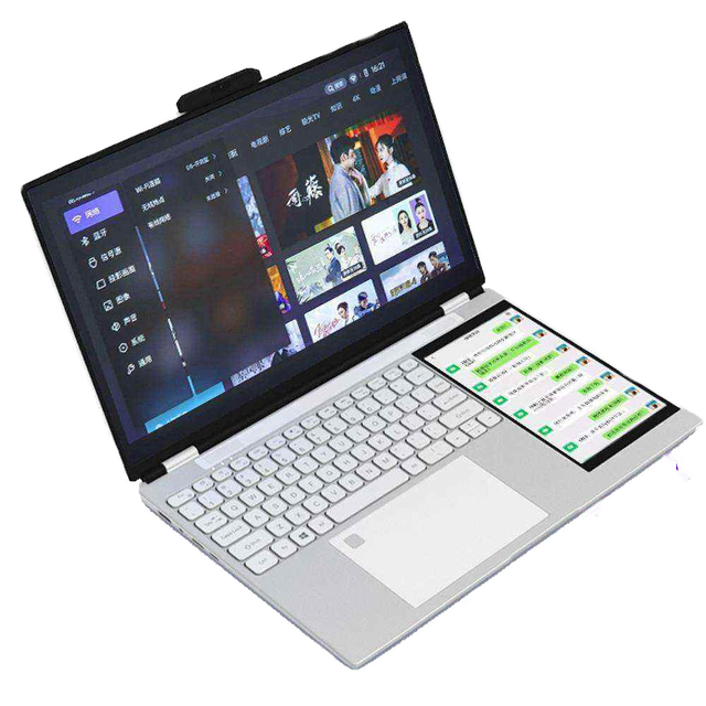 Brand New Notebook Dual Screen Ultra Slim Laptop 8Gb 16Gb Ram 512GB 1Tb Ssd Multi-Purpose Business Device Intel Process US Plug