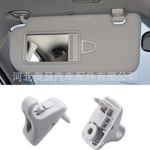 Hyundai Kia Sun Visor Mounting <b>Bracket</b> 852353X000TX <b>Plastic</b> Nylon POMPP Roof Installation Screw Type - Product Image 1