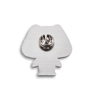 Insignia Metálica de Esmalte Duro con Personaje de Dibujos Animados para Niños, Color Blanco - Product Image 5