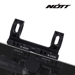 ขายึดกล้องเล็ง NOTT สำหรับท่อขนาด 30 มม. ความสูงตรงกลาง 1.7 นิ้ว สำหรับการล่าสัตว์และอุปกรณ์ออปติกกลางแจ้ง พร้อมตัวหนีบแบบสองสกรู - Product Image 1
