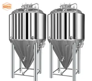 Tanque de fermentação de cerveja em aço inoxidável Vasos de pressão Lager Brite Tank