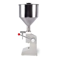 Machine de remplissage manuelle A03 pour bouteilles en plastique de 50 ml, crème cosmétique, huile d'olive, miel liquide, pots de miel