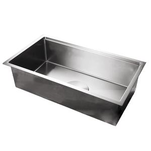 כיורי מטבח רב תכליתיים מפלדת אל-חלד 304, כיור מפל שחור ננו בעבודת יד, מודרני, חדש, פופולרי, כיור יחיד, 2026 - Product Image 2