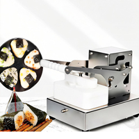 Machine à former des onigiri manuelle YUMO, en acier inoxydable 304, portable, pour faire des boulettes de riz, avec bouton poussoir, usage commercial