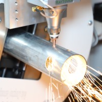 Machine de découpe laser CNC haute vitesse pour tubes, découpeuse laser à fibre 6000W pour acier au carbone, acier inoxydable, aluminium, cuivre