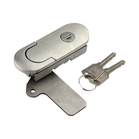 SK1-0843-SN01/2/3 Serrure à panneau poli en acier inoxydable SUS304 avec cylindre de verrouillage pour armoires électriques ou armoires réseau