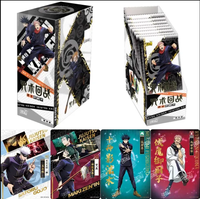 Anime japonés Jujutsu Kaisen colección tarjetas Booster Box raro Gojo Satoru Fushiguro Megumi TCG tarjetas juego de mesa juguetes regalos