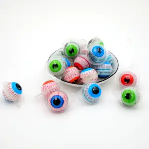 eyes bubble gum Single pack single package cheap price in bulk fruity factory hot sale made in china