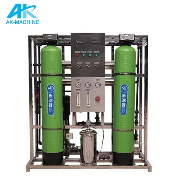 Nueva máquina de agua alcalina comercial de 500LPH, equipo de agua pura para tratamiento de agua, ósmosis inversa, barato en China