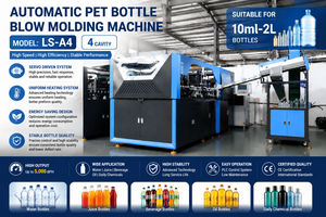 Máquina Automática de Alta Velocidad para Botellas de PET de 5000 BPH, Máquina de Moldeo por Soplado y Estirado, 10 ml-2 L, LS-A4-76.2 LONES - Product Image 2