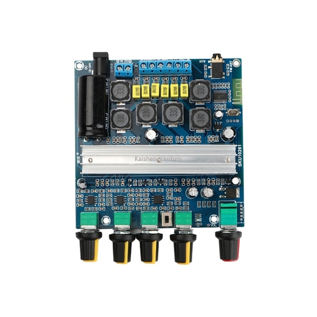 2*50W+100W TPA3116D2 BT 5.0 HIFI Digital Power Subwoofer Amplifier Board 2.1 Channel Class D Audio Board