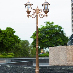 <span class=keywords><strong>Lampadaire</strong></span> <span class=keywords><strong>solaire</strong></span> extérieur en aluminium à mât haut de <span class=keywords><strong>2M</strong></span>/3M pour éclairage de chemin et aménagement paysager de villa - Product Image 2