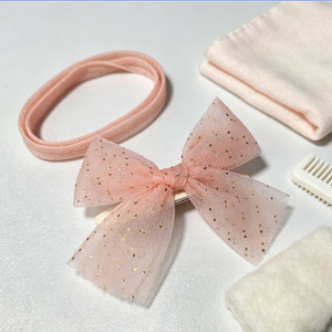 <span class=keywords><strong>Fiocco</strong></span> in <span class=keywords><strong>Tulle</strong></span> Glitterato per Decorazione di Abbigliamento e Scarpe, Fermagli per Capelli per Bambini, Confezioni Regalo, Dimensioni Personalizzate, MOQ 2000 Pezzi - Product Image 4