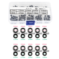 Guides de canne à pêche basse en acier inoxydable Anneaux pour les yeux Conseils Ligne Anneaux Kit de réparation DIY Taille mixte Accessoires de pêche