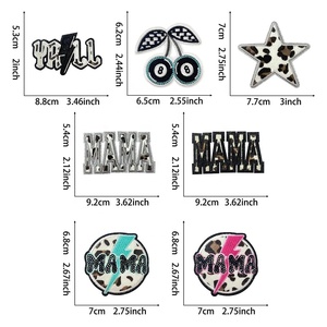 Fête des mères cadeaux en gros vêtements personnalisés patch <span class=keywords><strong>mama</strong></span> broderie patch cowgirl mamans patch fer sur Pour Chapeaux Casquettes T Shirt Jean - Product Image 5