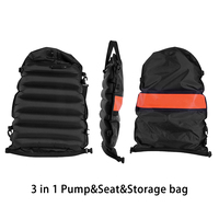 Packraft gonflable léger en TPU personnalisé pour 1 personne, 3,2 kg, avec siège 3-en-1 et kit de réparation pour eaux vives
