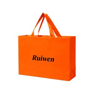 Sacs cadeaux en papier personnalisés de haute qualité, sacs en papier réutilisables pour le shopping avec votre propre logo - Product Image 3